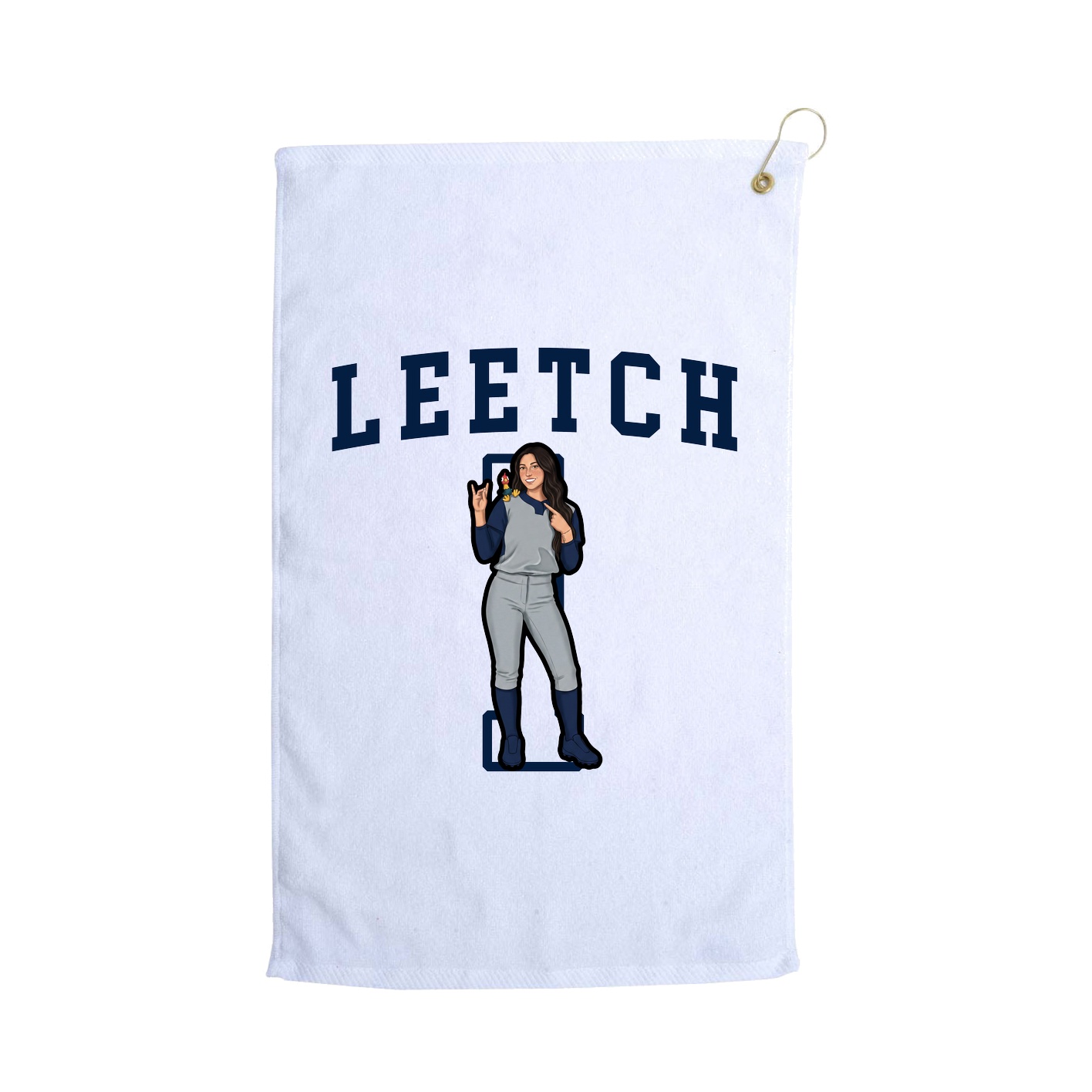 Golf Towel — Shirsey in White