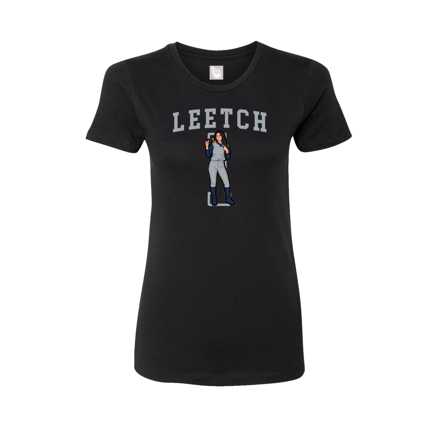 Fitted Women's Tee — Shirsey in Black