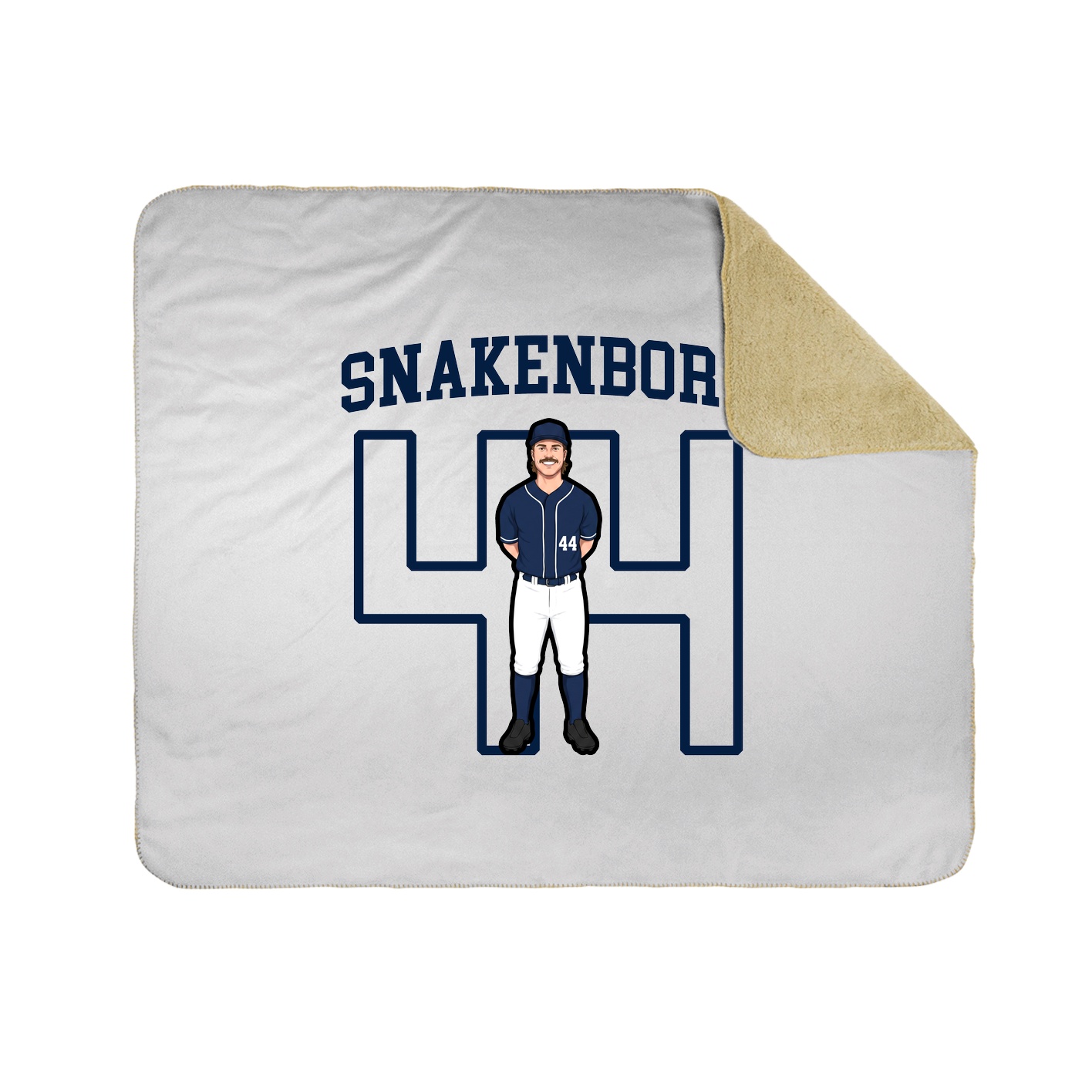 Throw Blanket — Shirsey in White