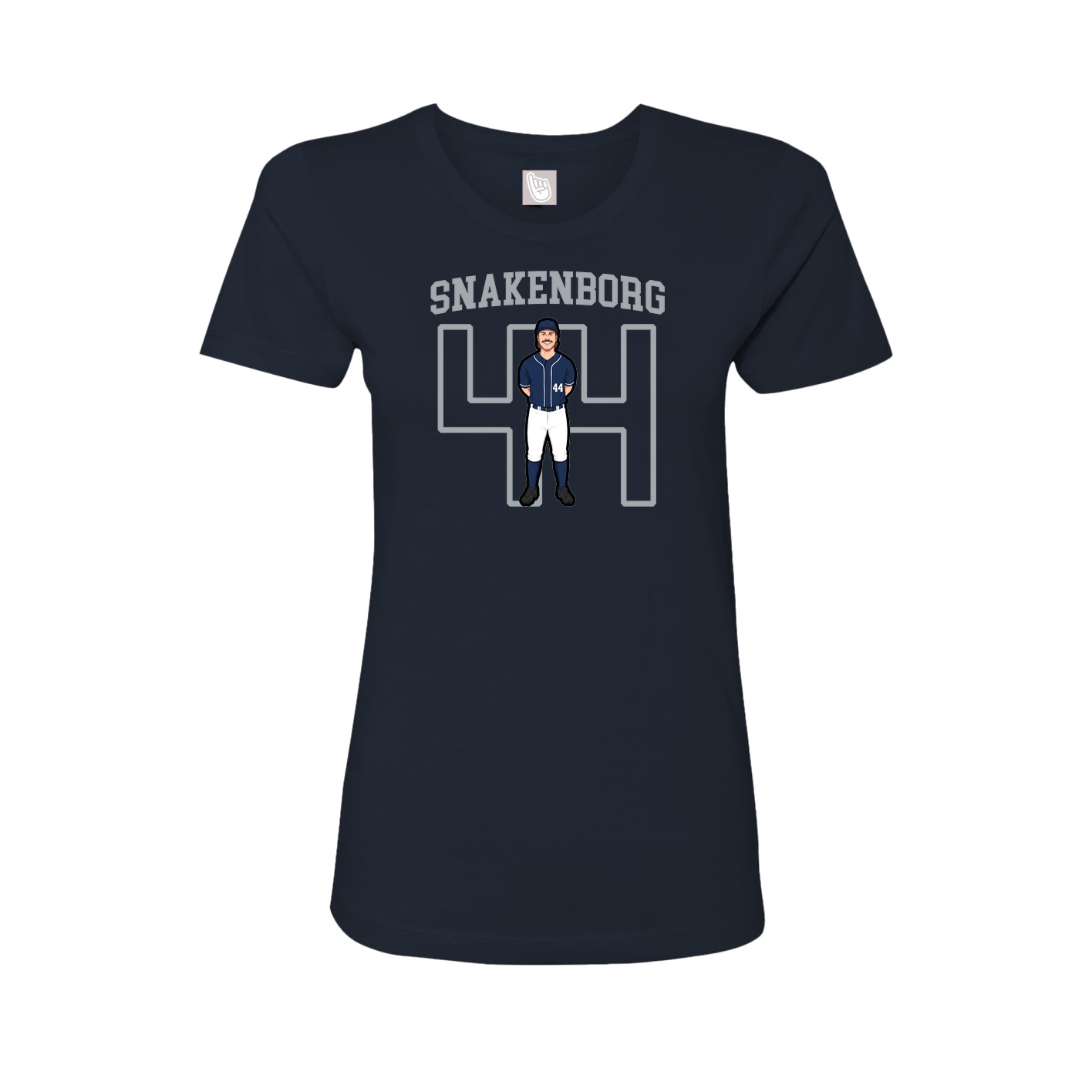 Fitted Women's Tee — Shirsey in Navy