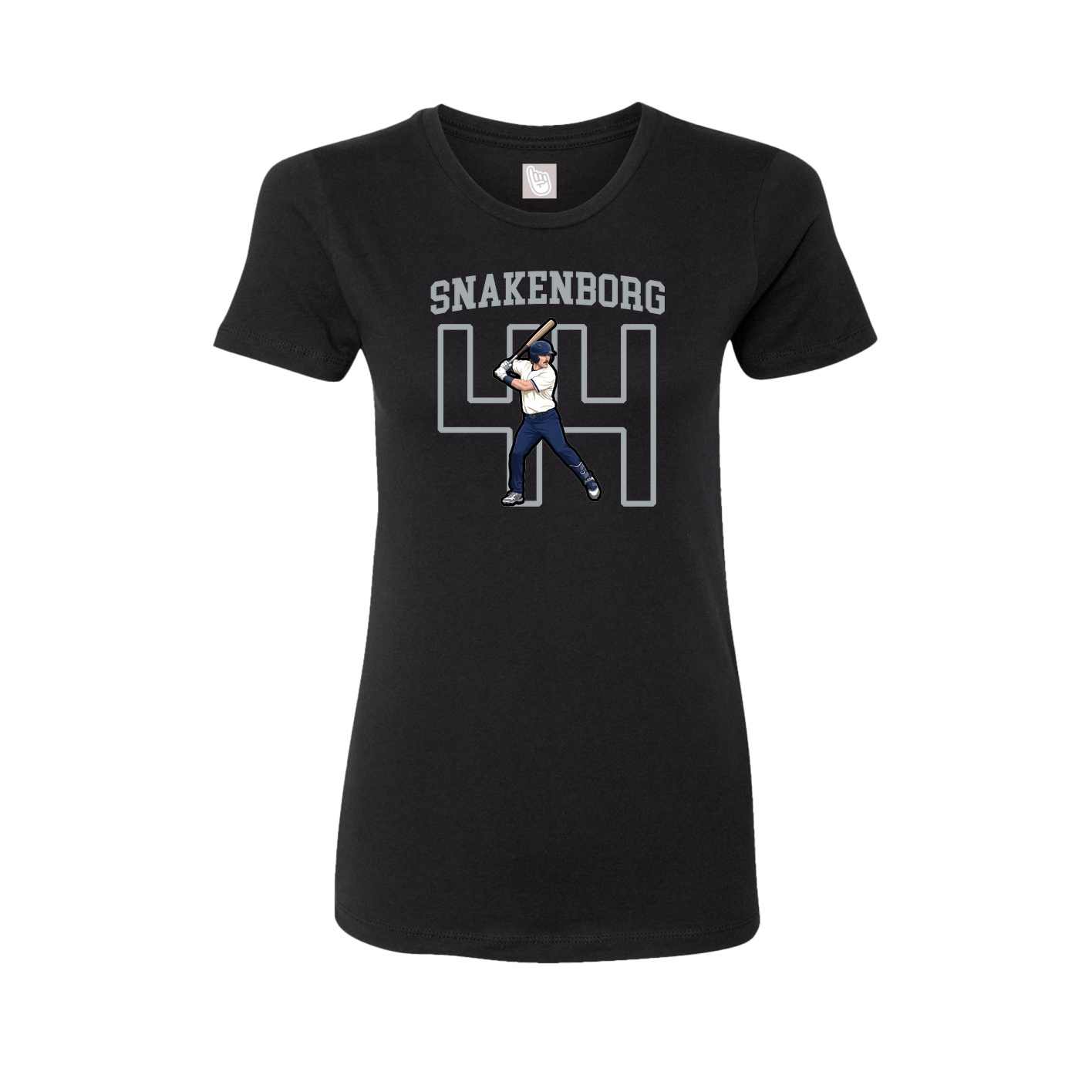 Fitted Women's Tee — Shirsey in Black