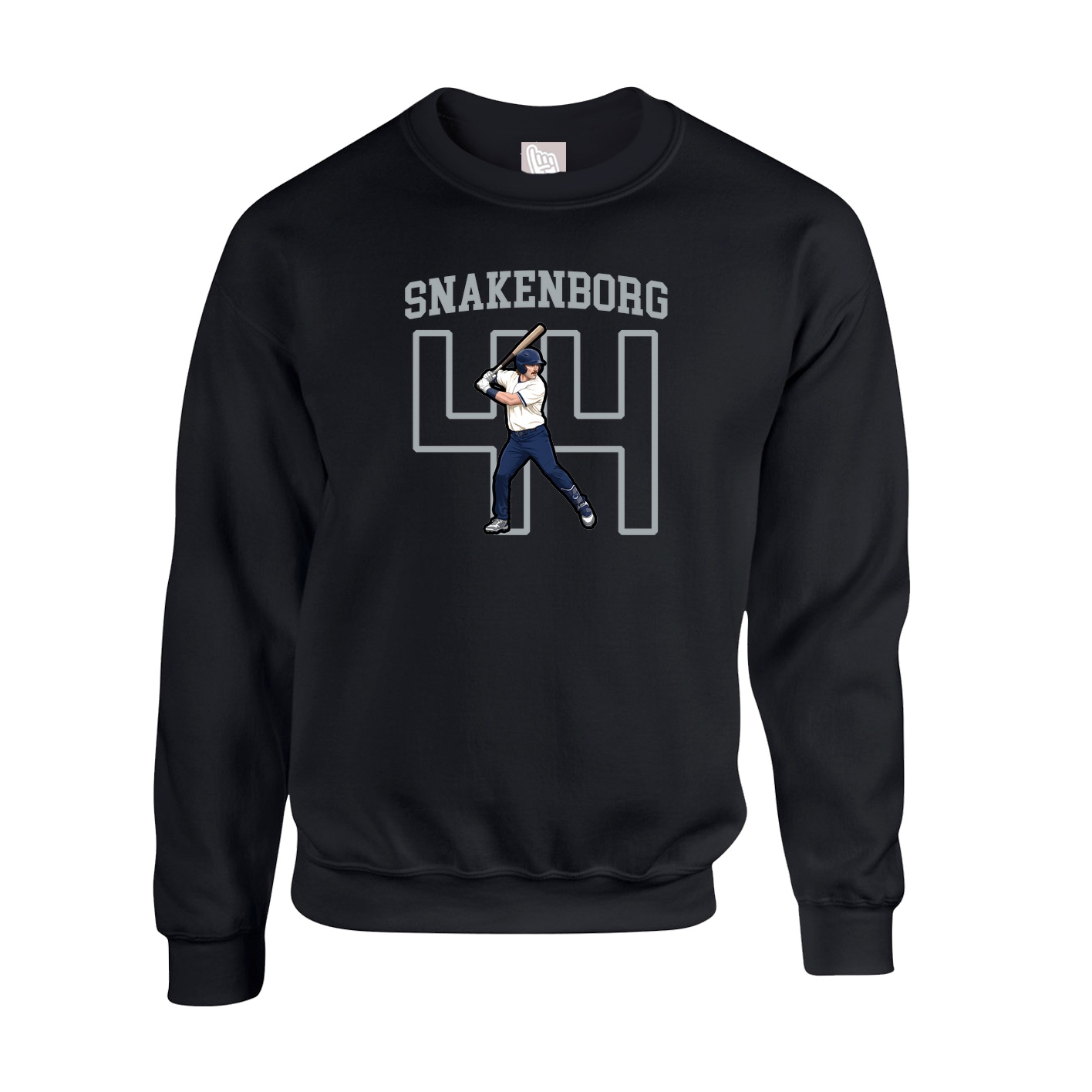 Fleece Crew — Shirsey in Black