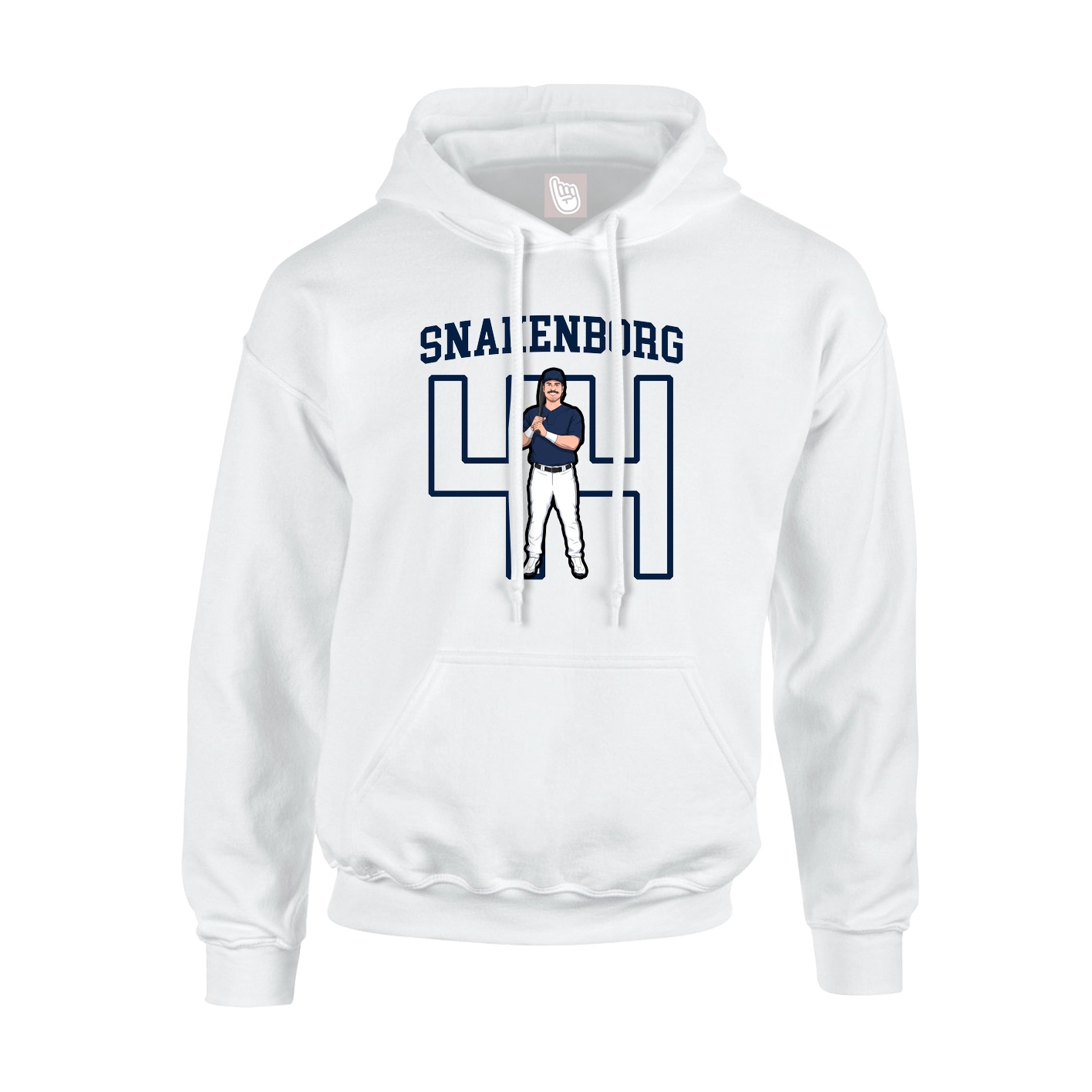 Hoodie — Shirsey in White