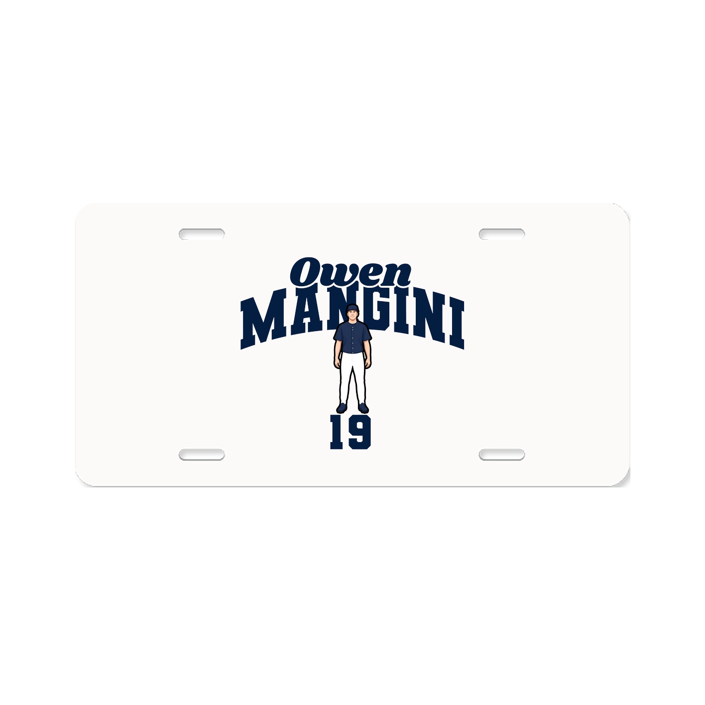 License Plate — Signature Arch in Classic