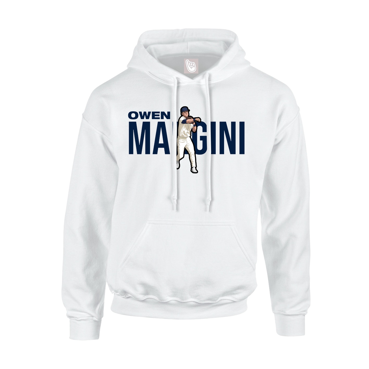 Hoodie — Player Name in White