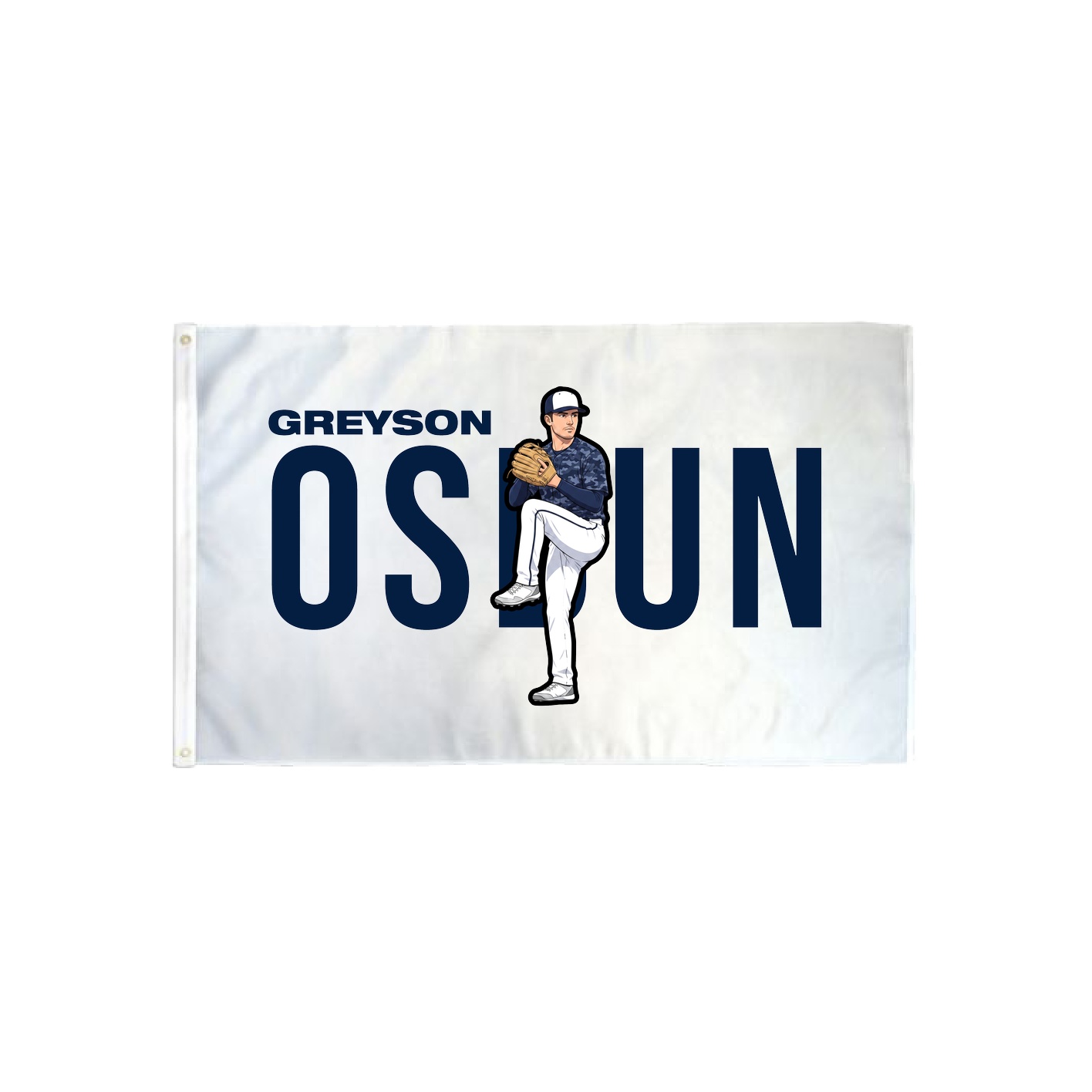 3x5 Flag — Player Name in Classic