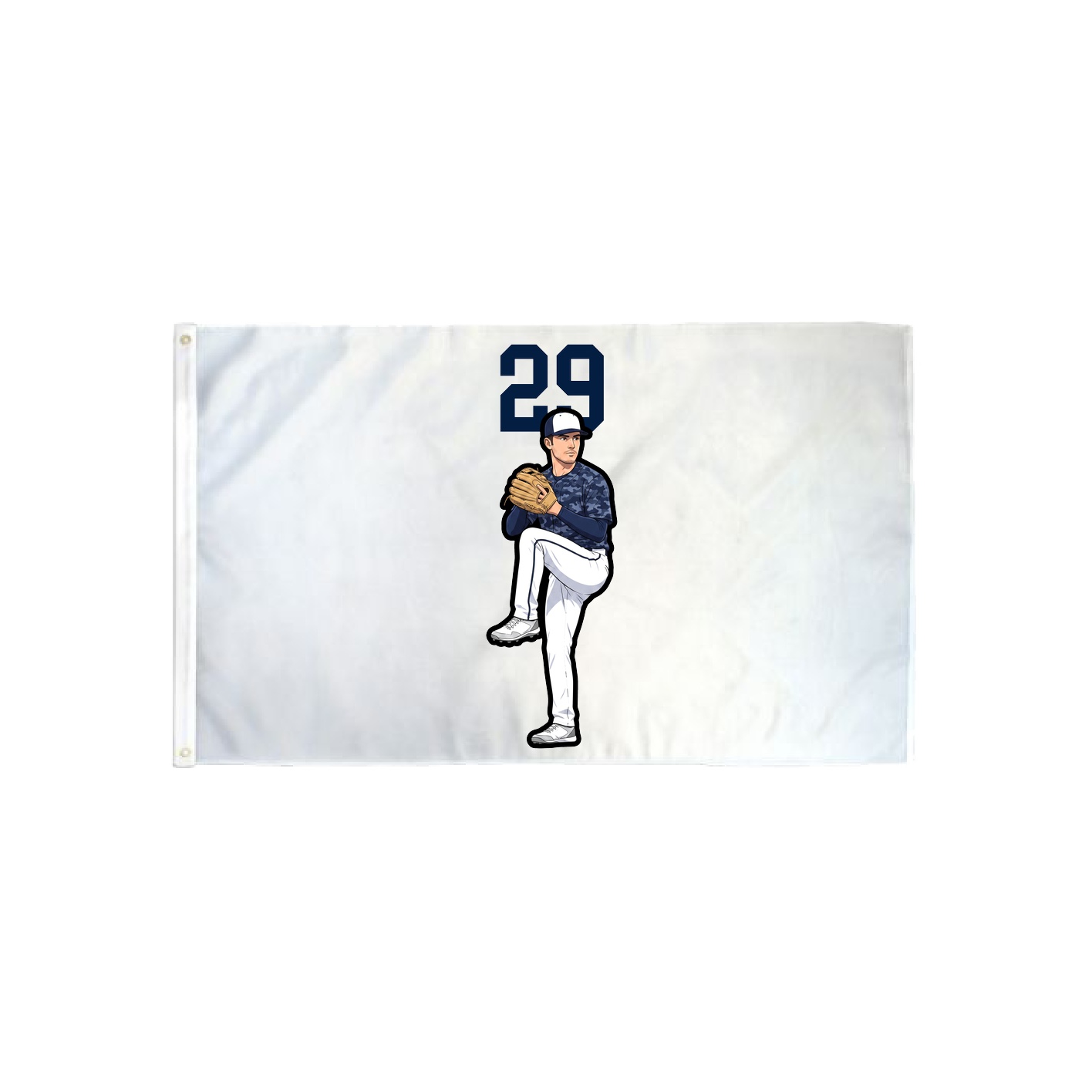 3x5 Flag — Number Top in Classic