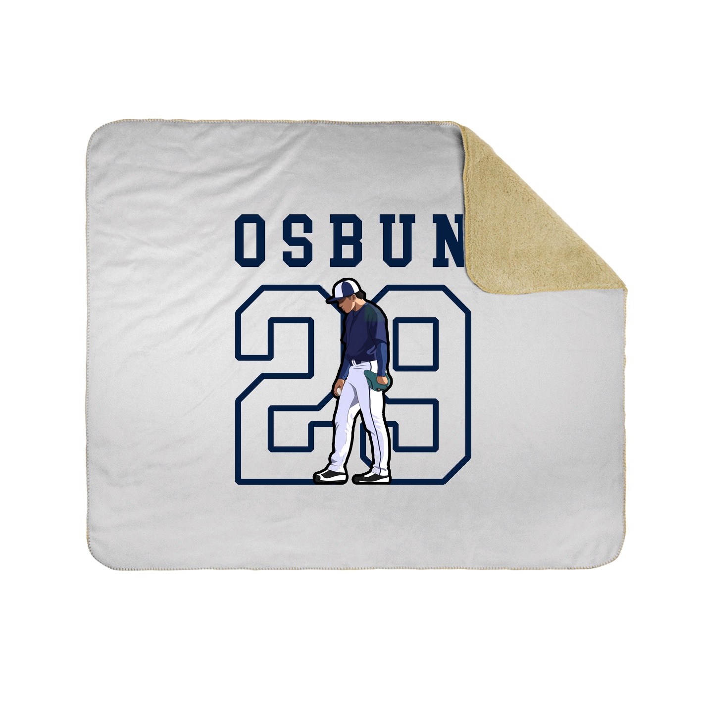 Throw Blanket — Shirsey in White