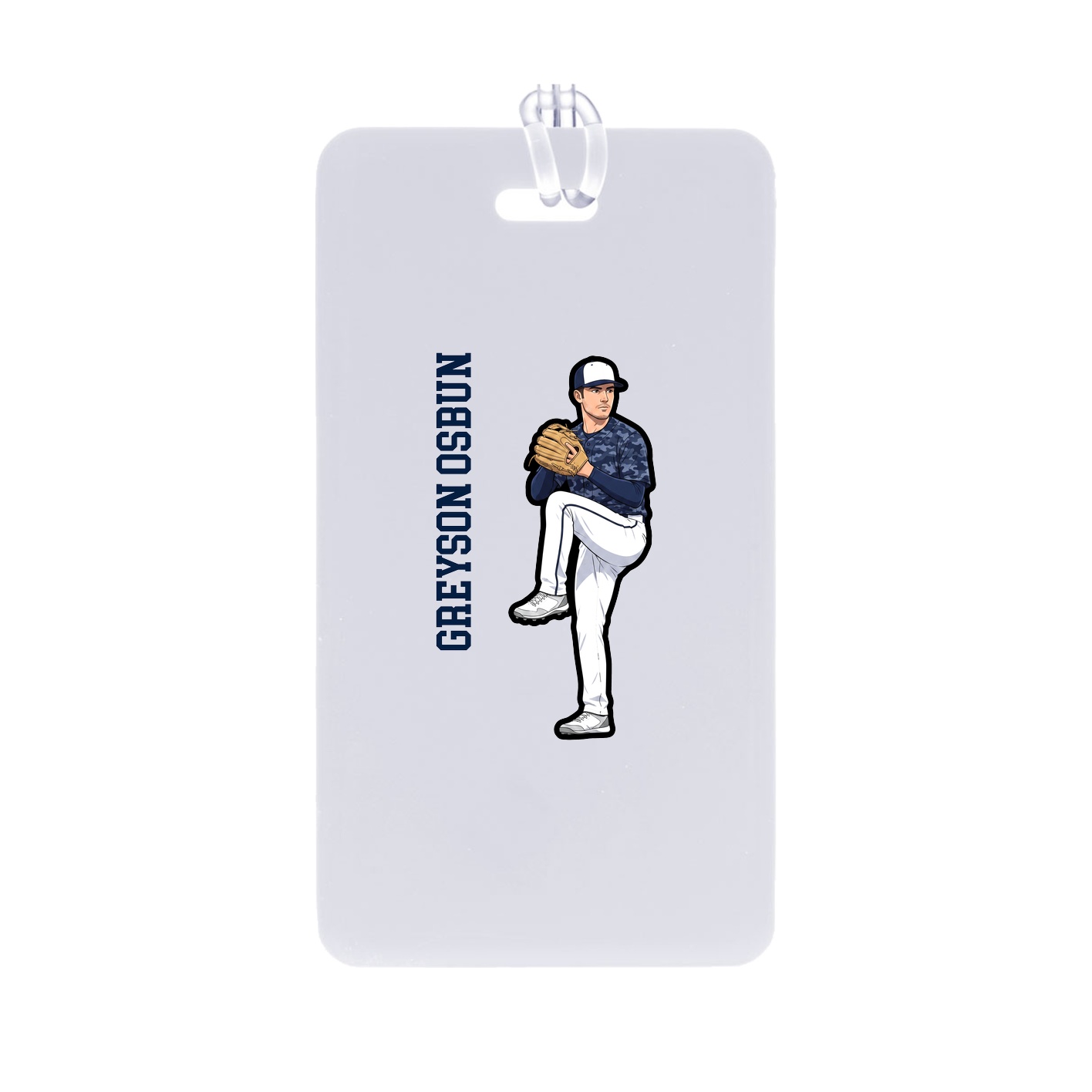 Bag Tag — Name Vertical in Classic