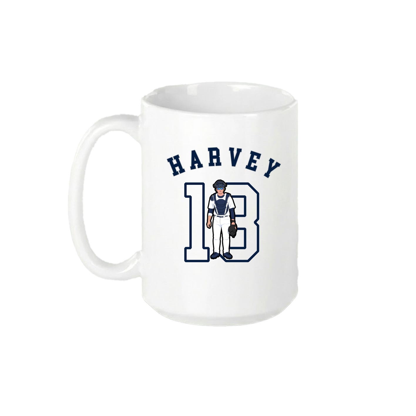 15oz Coffee Mug — Shirsey Arch in White