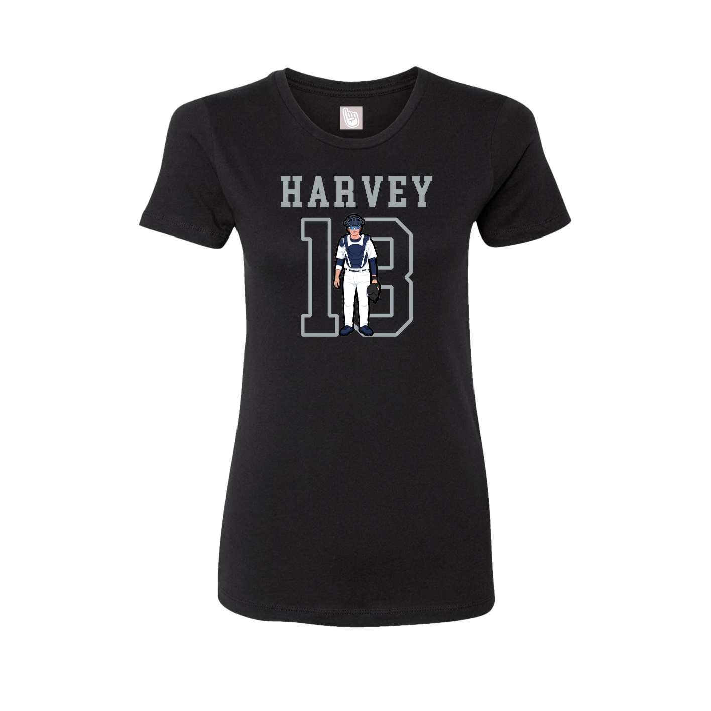 Fitted Women's Tee — Shirsey in Black