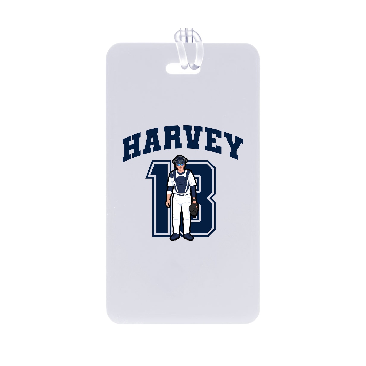 Bag Tag — Number in Classic