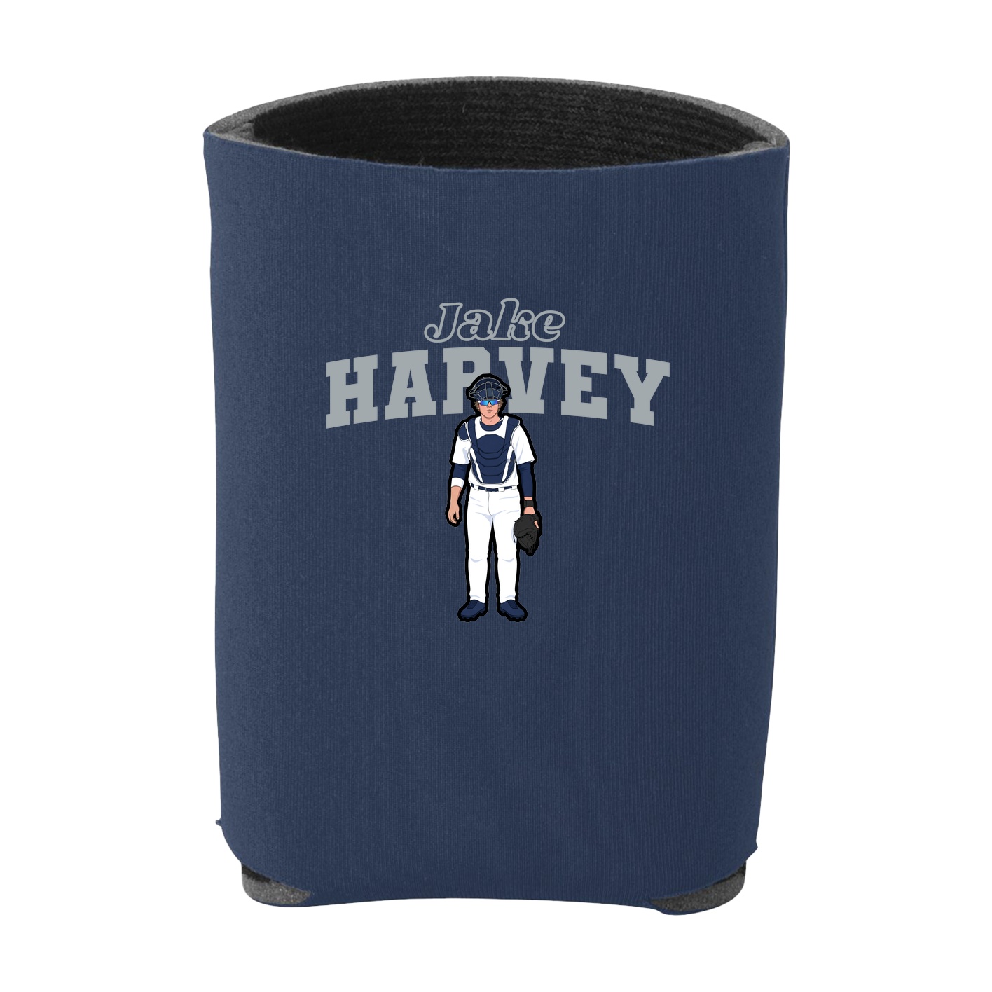 Can Holder — Name Arch in Navy