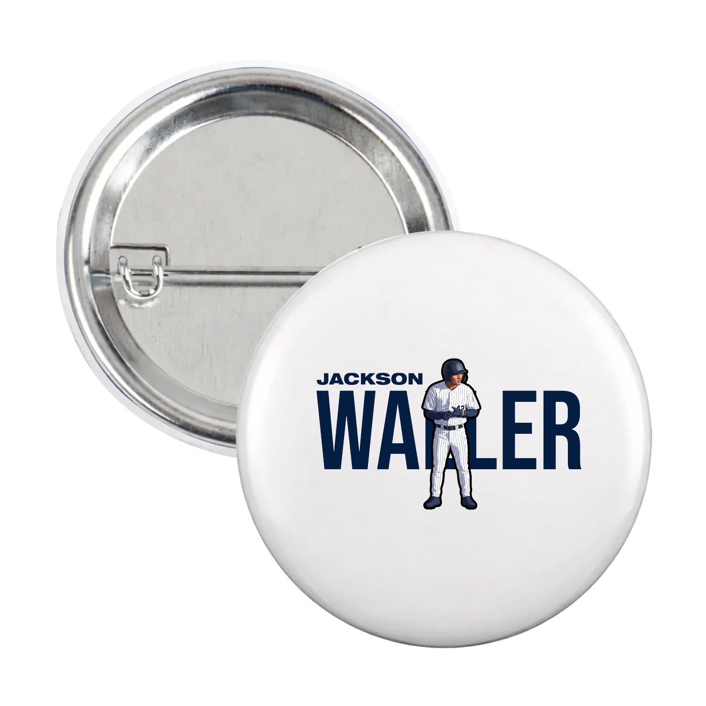 Game Day Button — Player Name in White