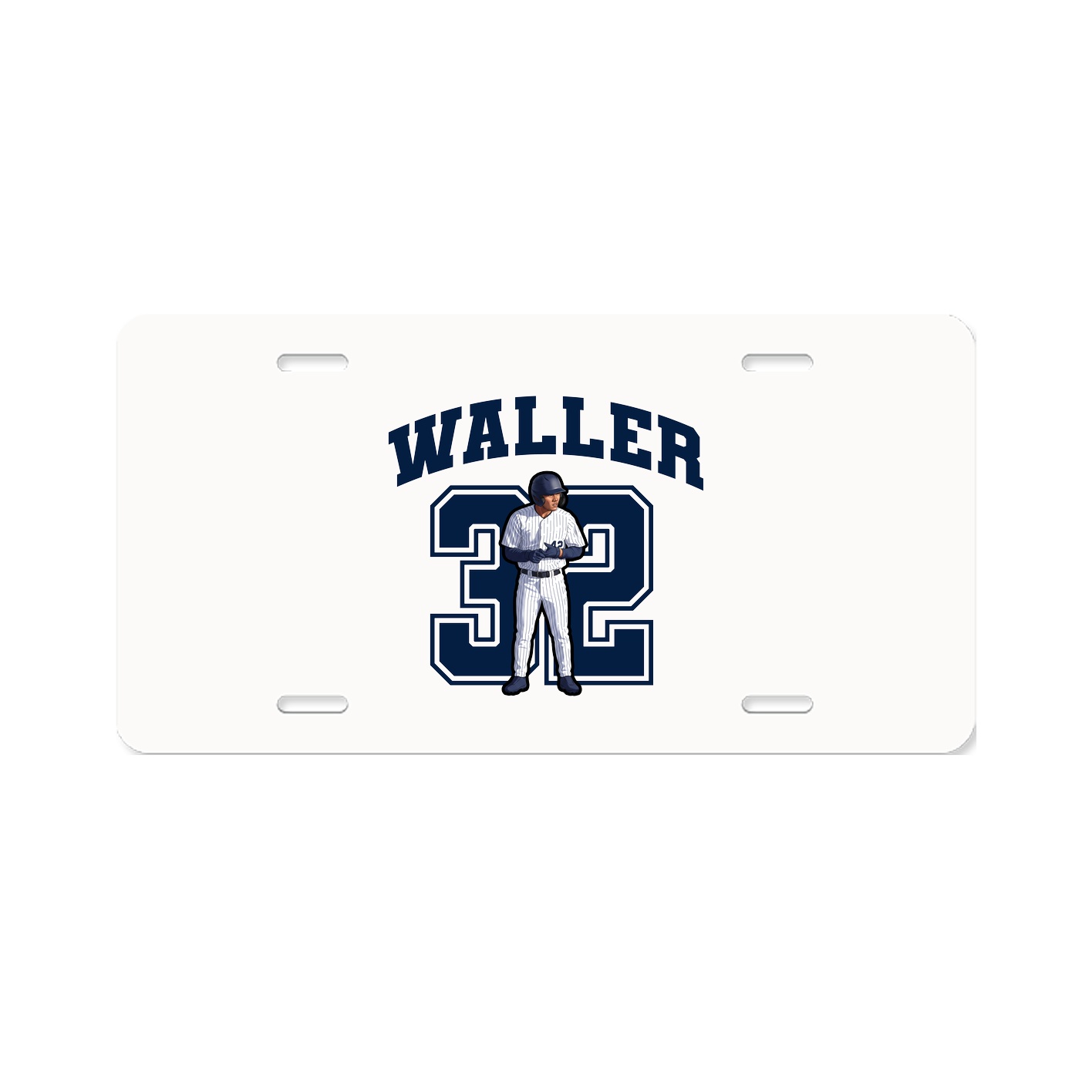 License Plate — Number in Classic