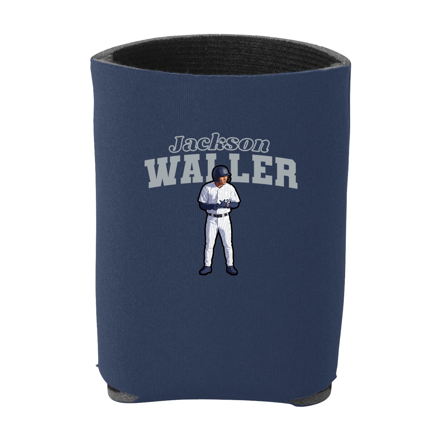 Can Holder — Name Arch in Navy