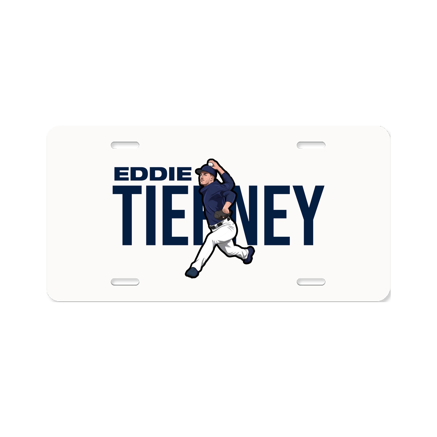 License Plate — Player Name in Classic