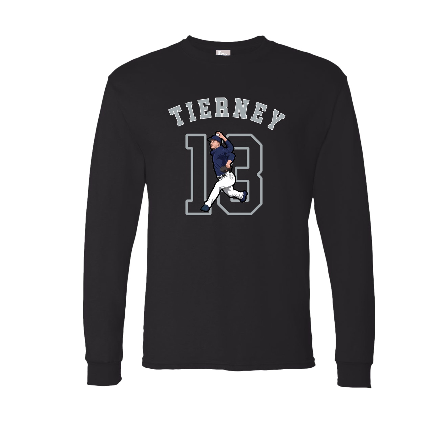 Long Sleeve Tee — Shirsey Arch in Black