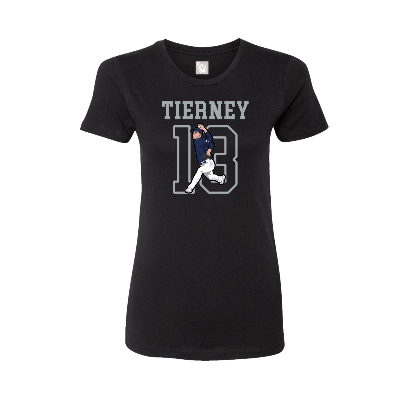 Fitted Women's Tee — Shirsey in Black