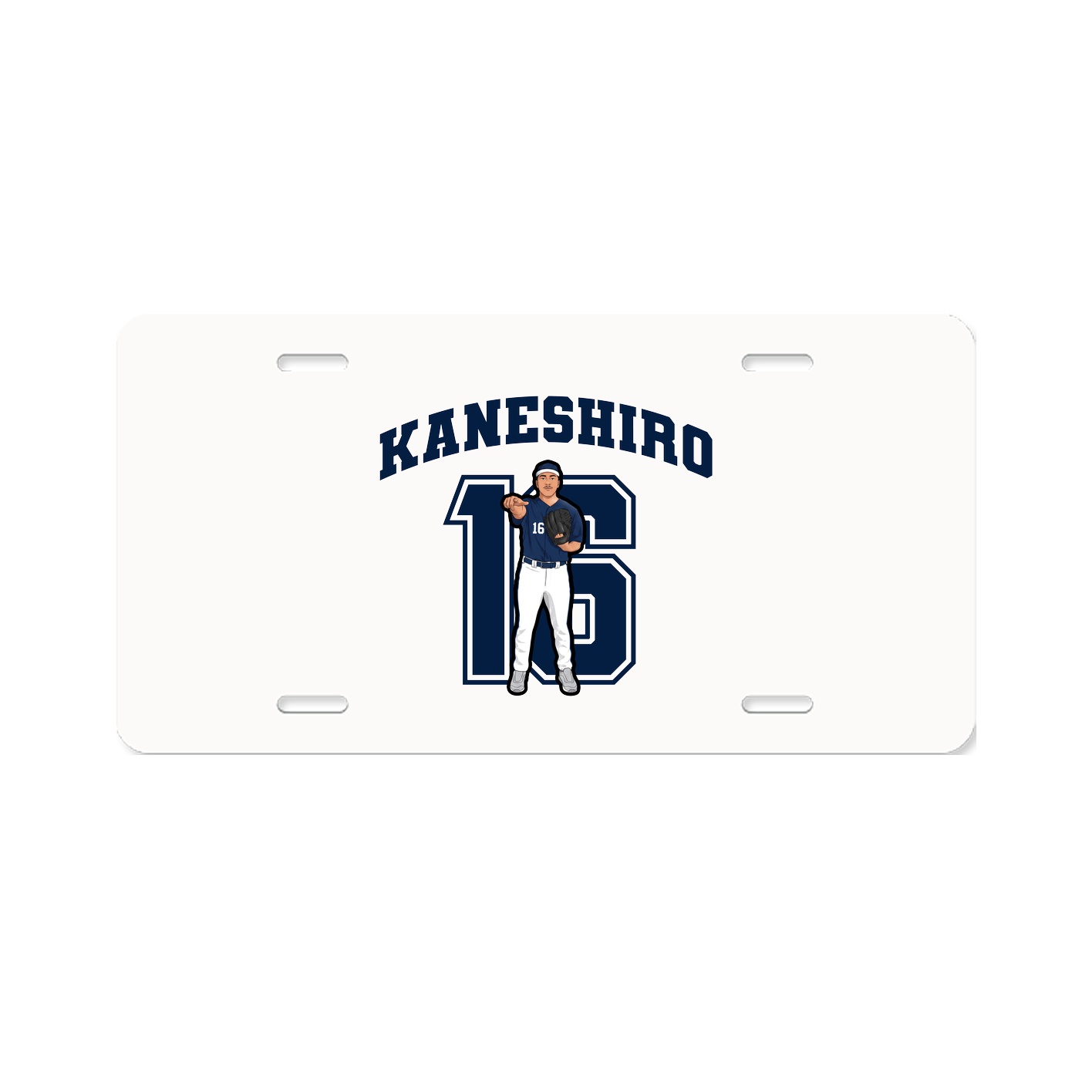 License Plate — Number in Classic