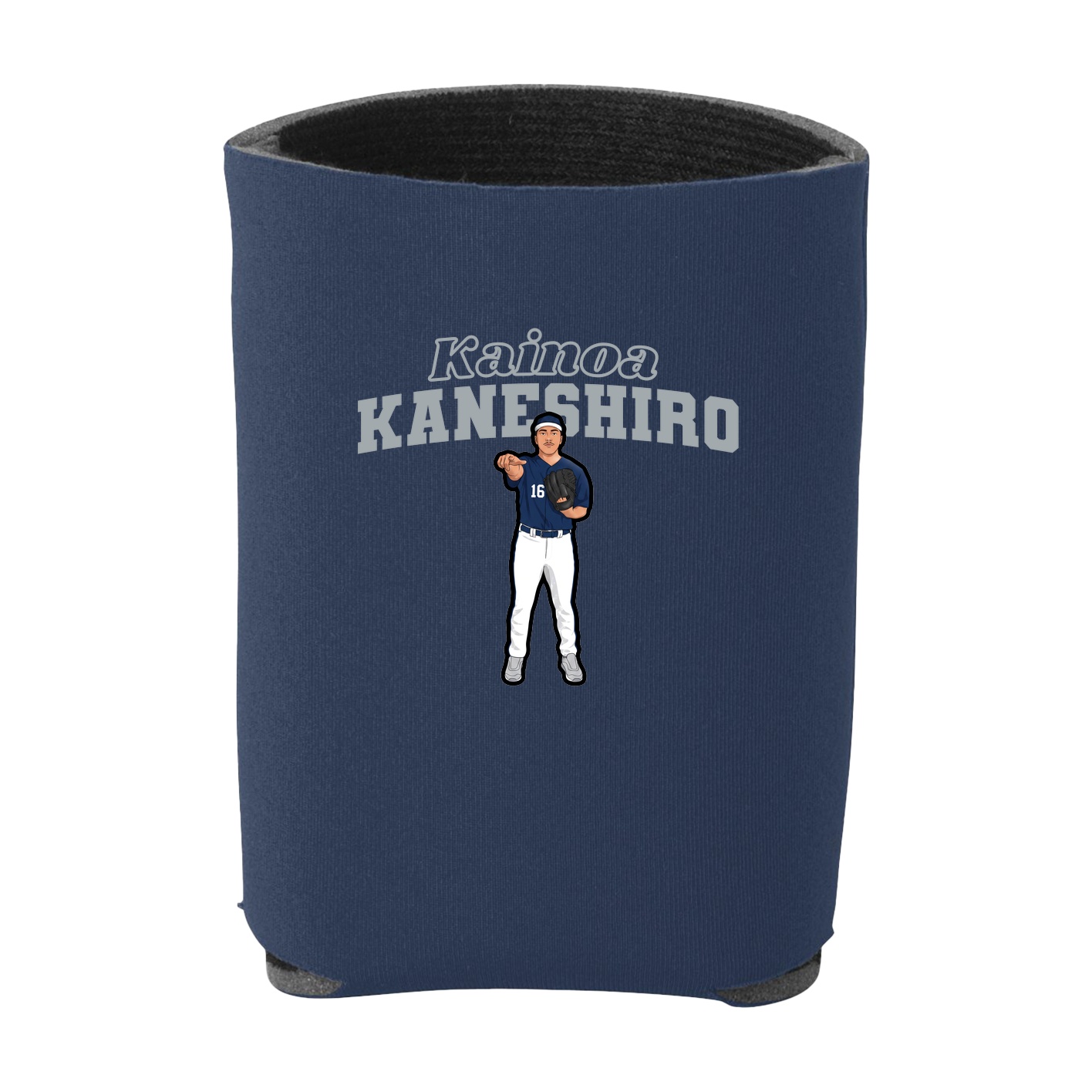Can Holder — Name Arch in Navy