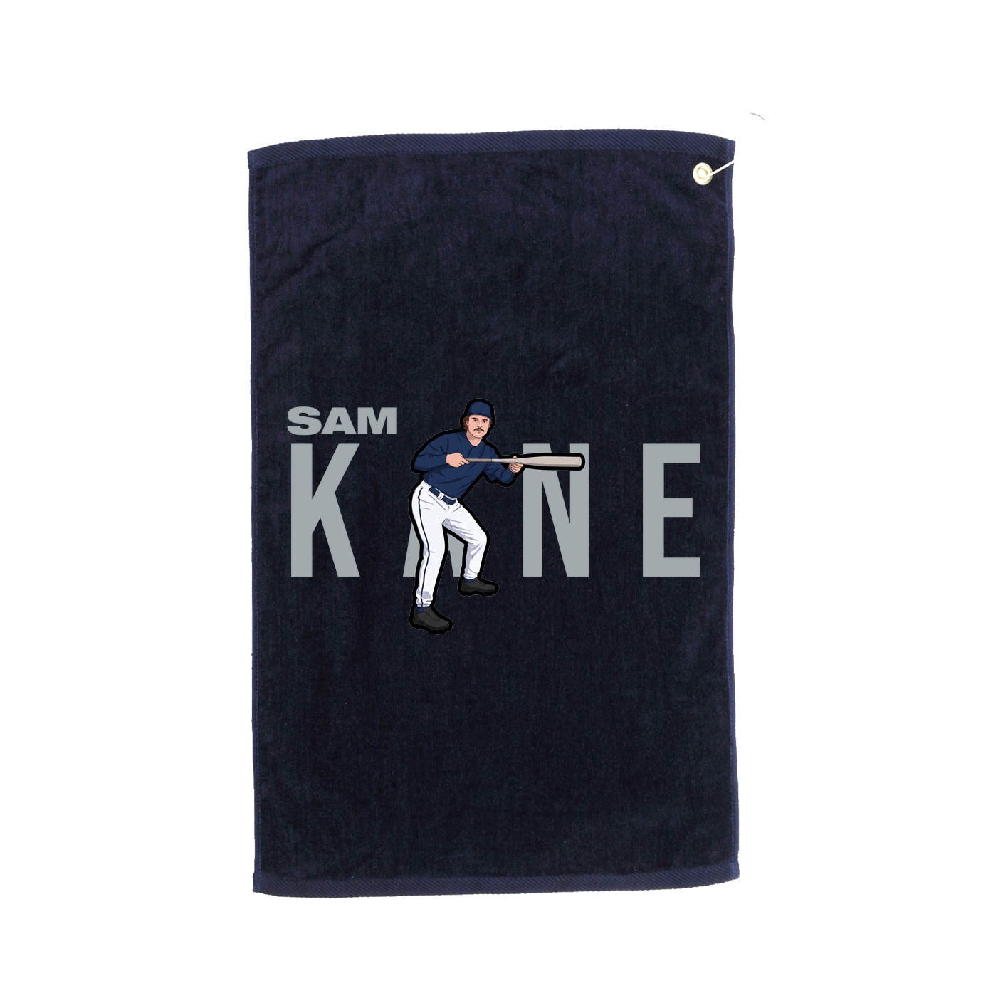 Golf Towel — Player Name in Navy