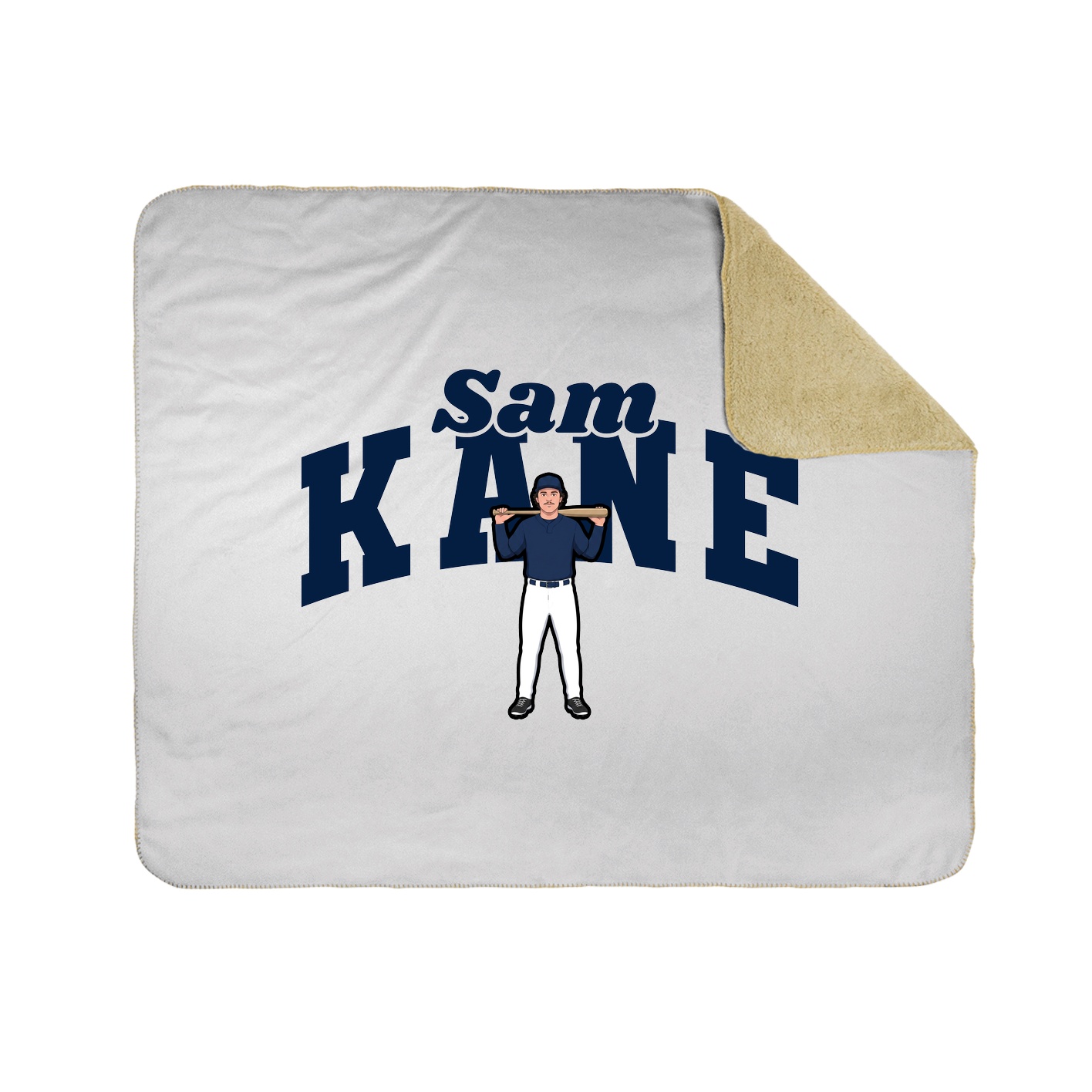Throw Blanket — Signature Arch in White