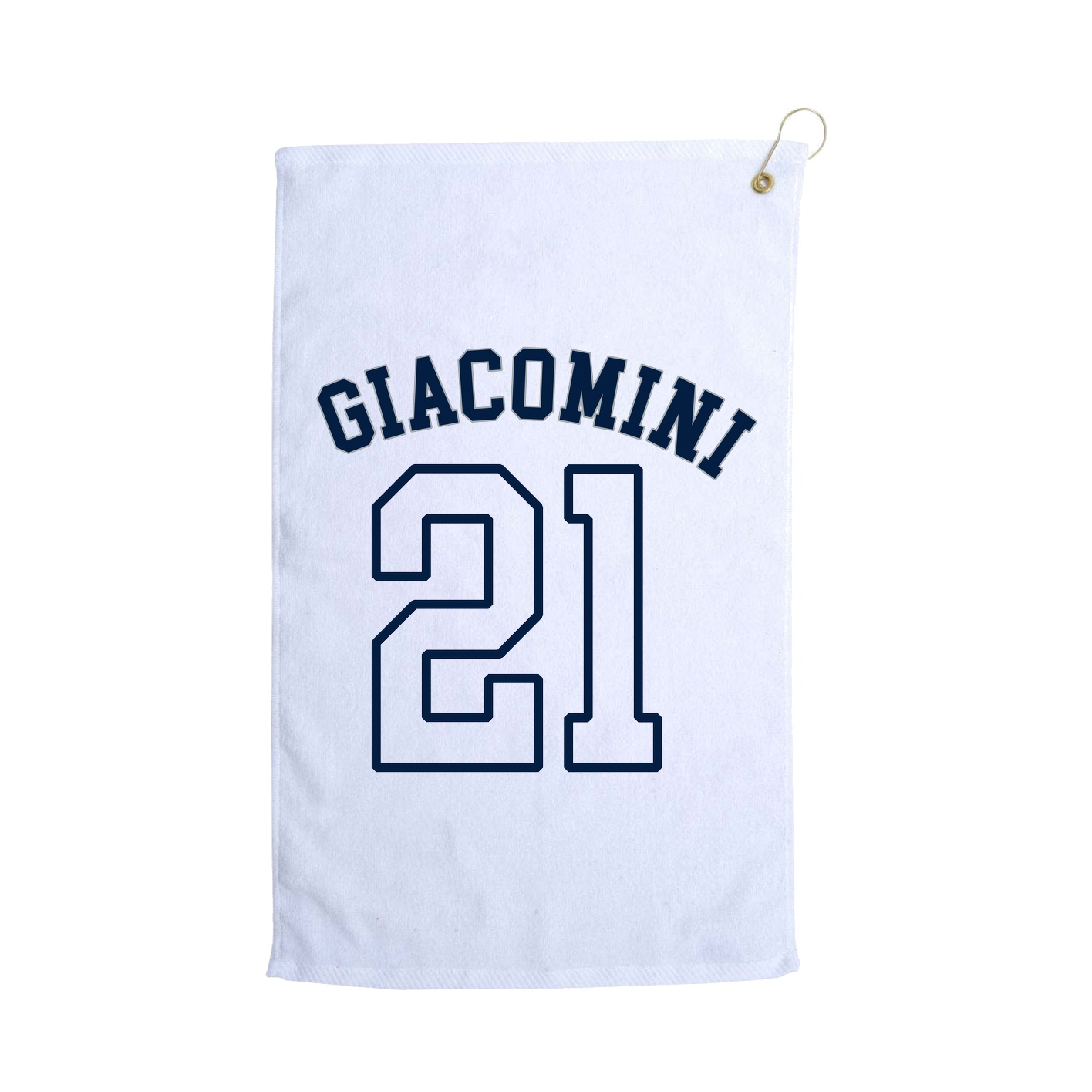 Golf Towel — Shirsey Arch in White