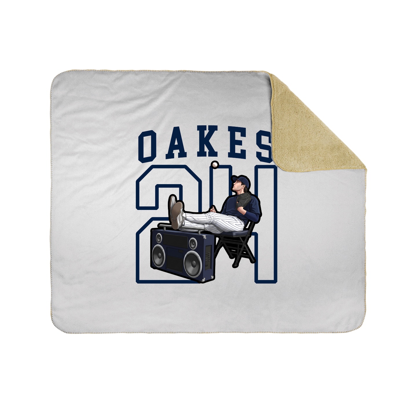 50x60 Sherpa Lined Throw Blanket