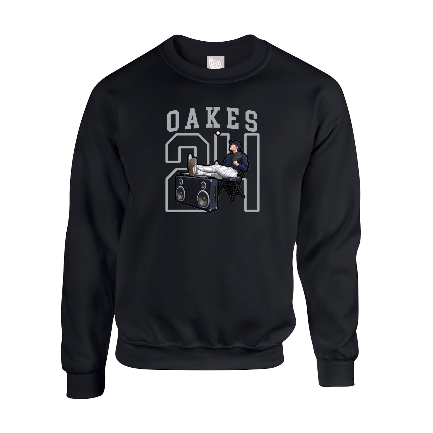 Fleece Crew — Shirsey in Black