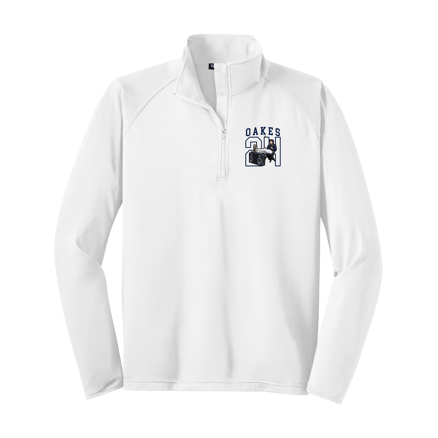 Q-Zip Pullover — Shirsey in White