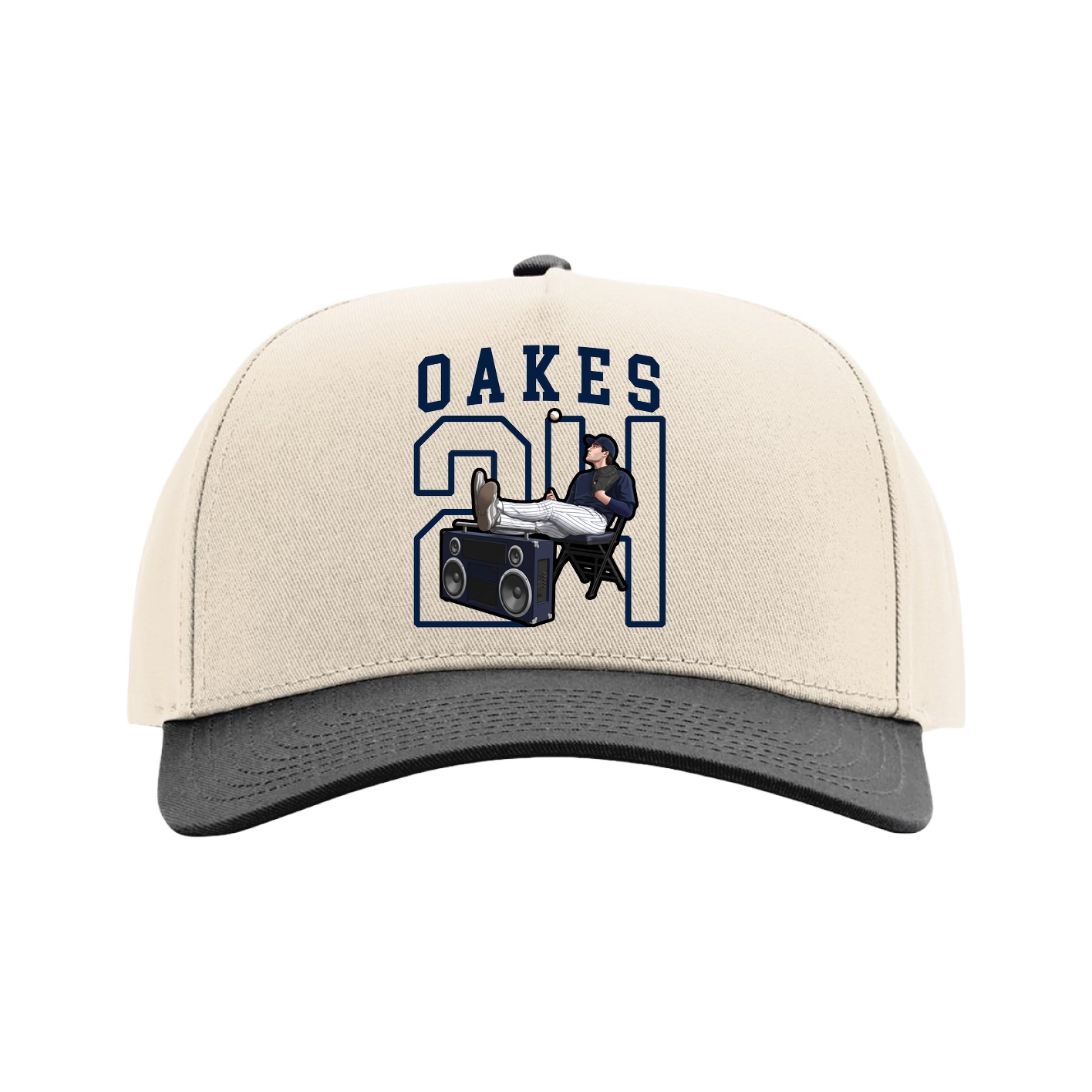 Full Fabric Five-Panel Champ Cap