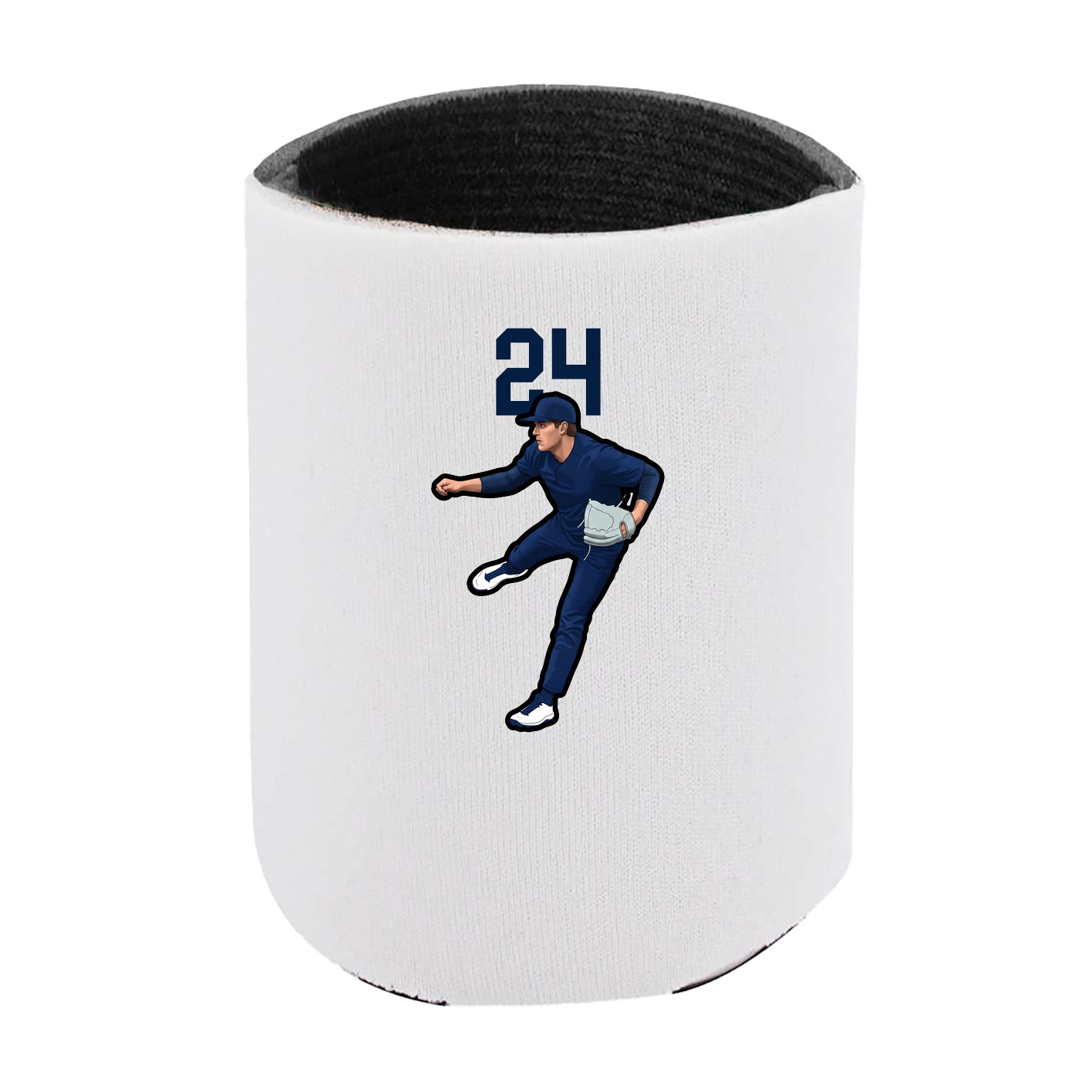 Can Holder — Number Top in White