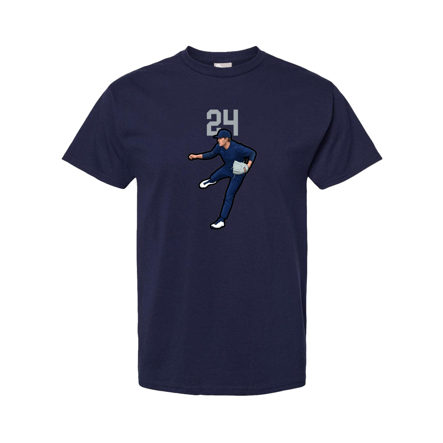 Tee — Number Top in Navy