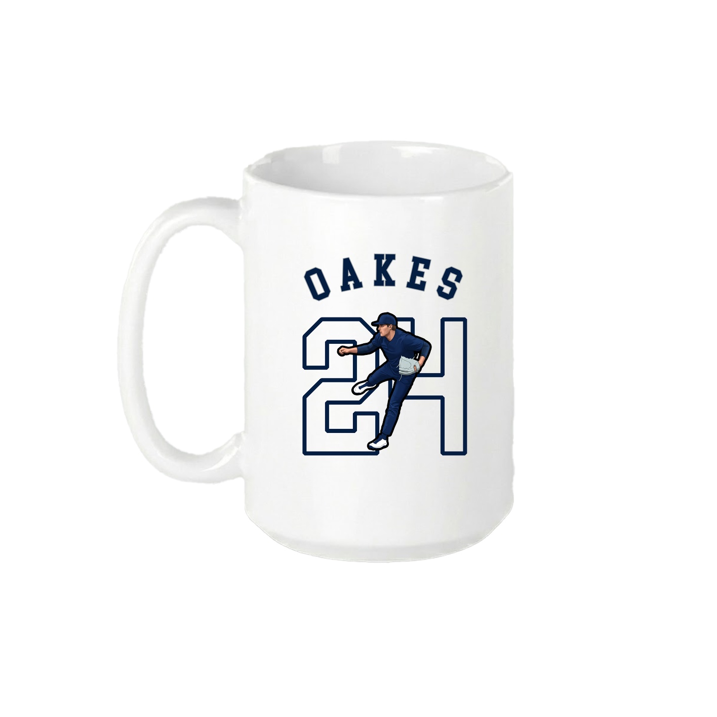 15oz Coffee Mug — Shirsey Arch in White