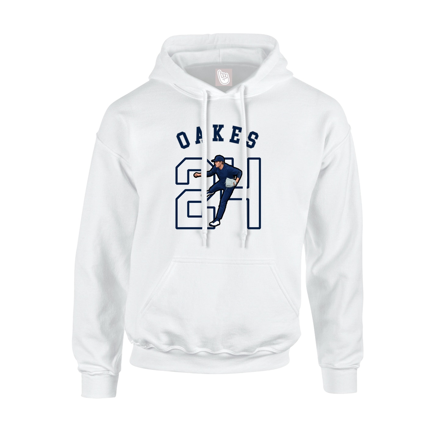 Hoodie — Shirsey Arch in White