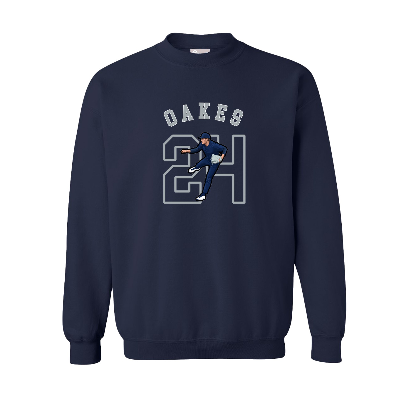 Fleece Crew — Shirsey Arch in Navy