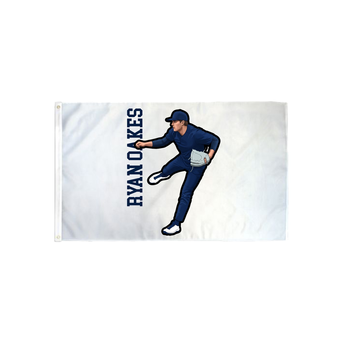 3x5 Flag — Name Vertical in Classic