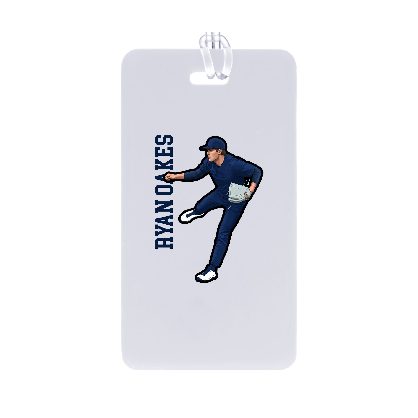 Bag Tag — Name Vertical in Classic