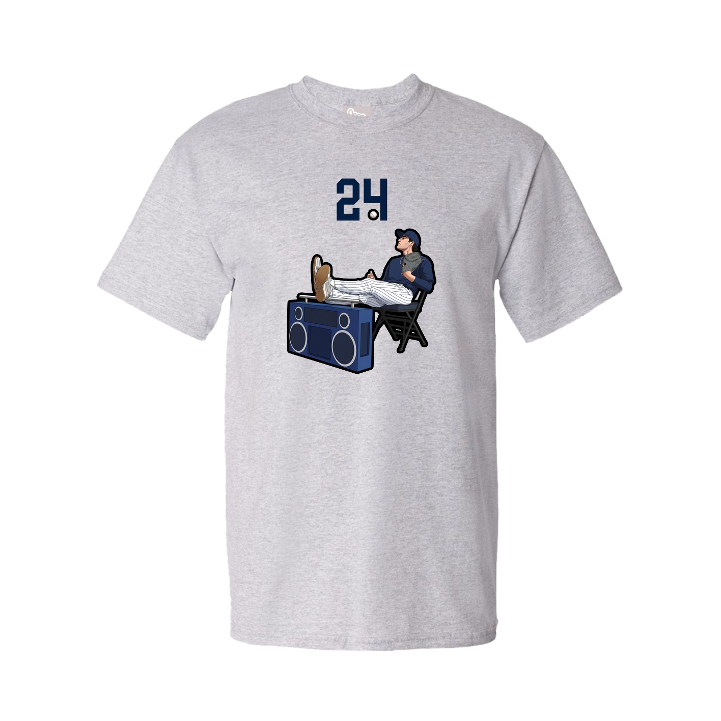 Tee — Number Top in Grey