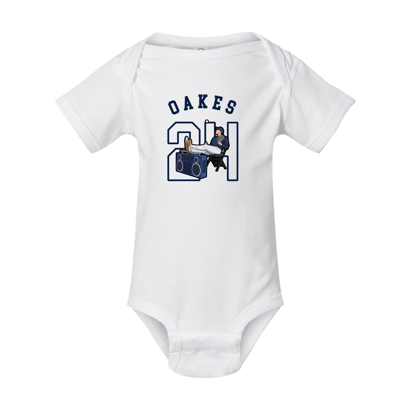 Baby Onesie — Shirsey Arch in White