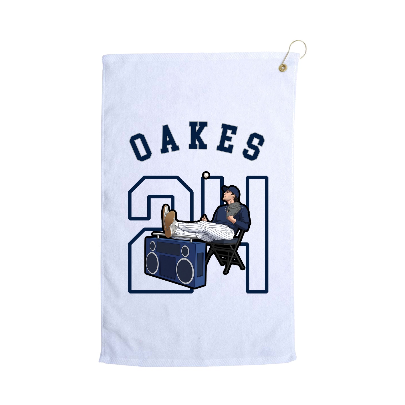 Golf Towel — Shirsey Arch in White