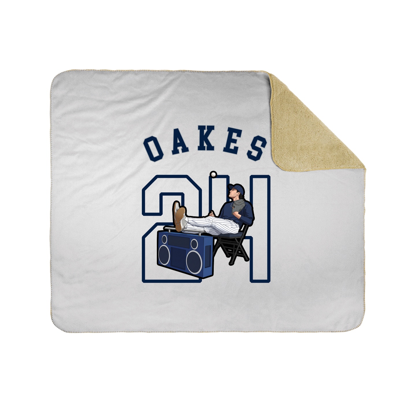 Throw Blanket — Shirsey Arch in White
