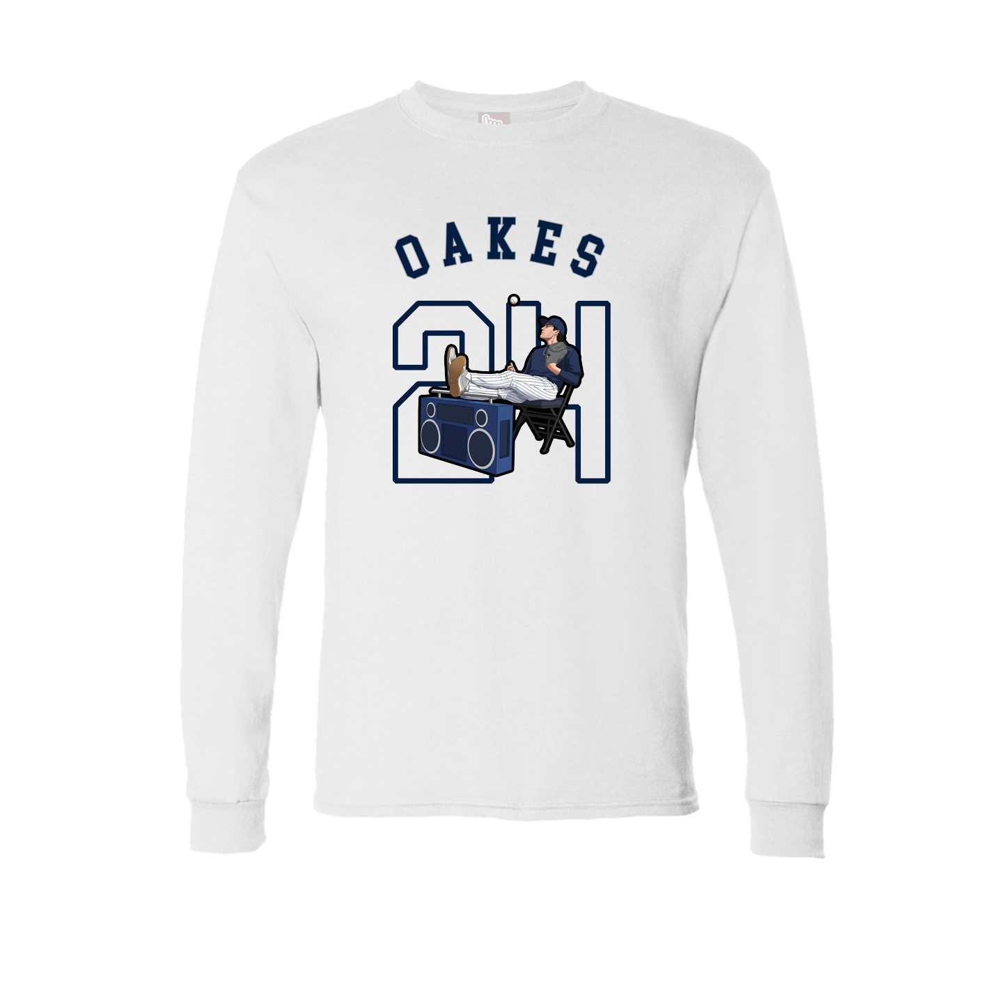Long Sleeve Tee — Shirsey Arch in White