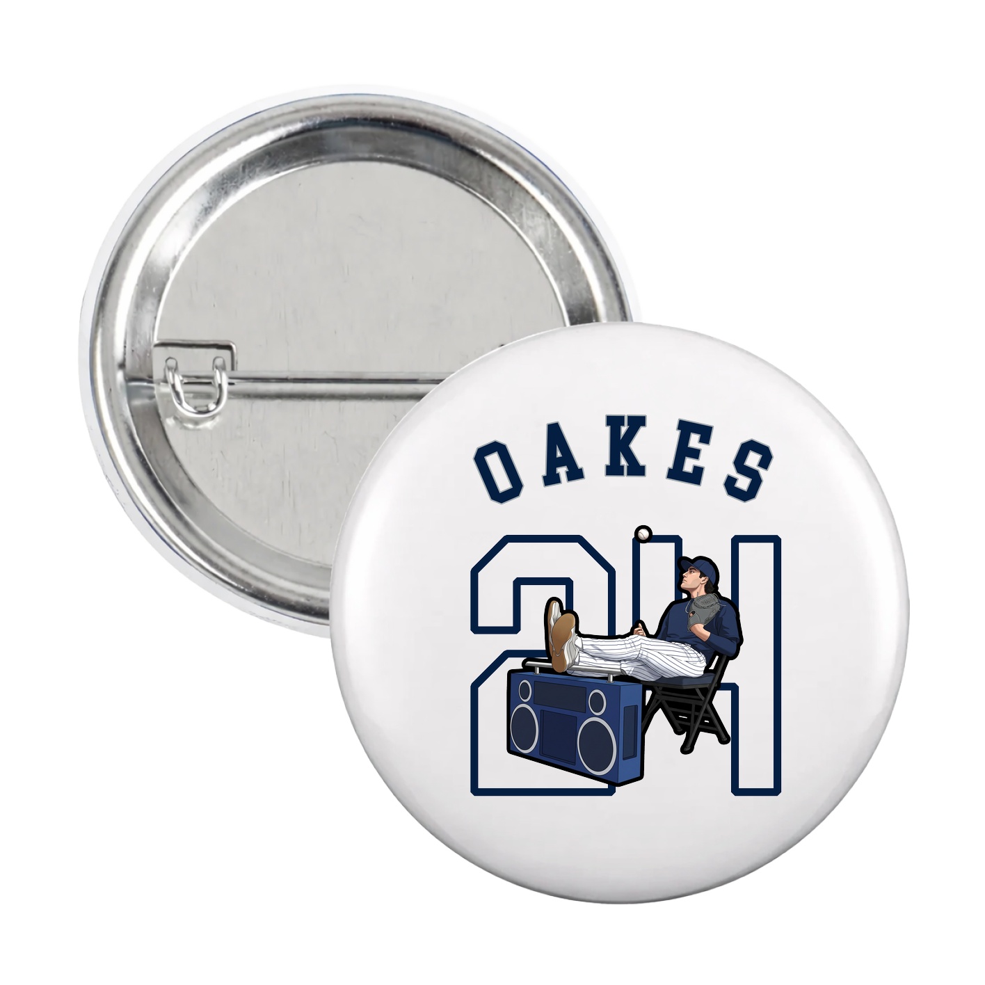 Game Day Button — Shirsey Arch in White