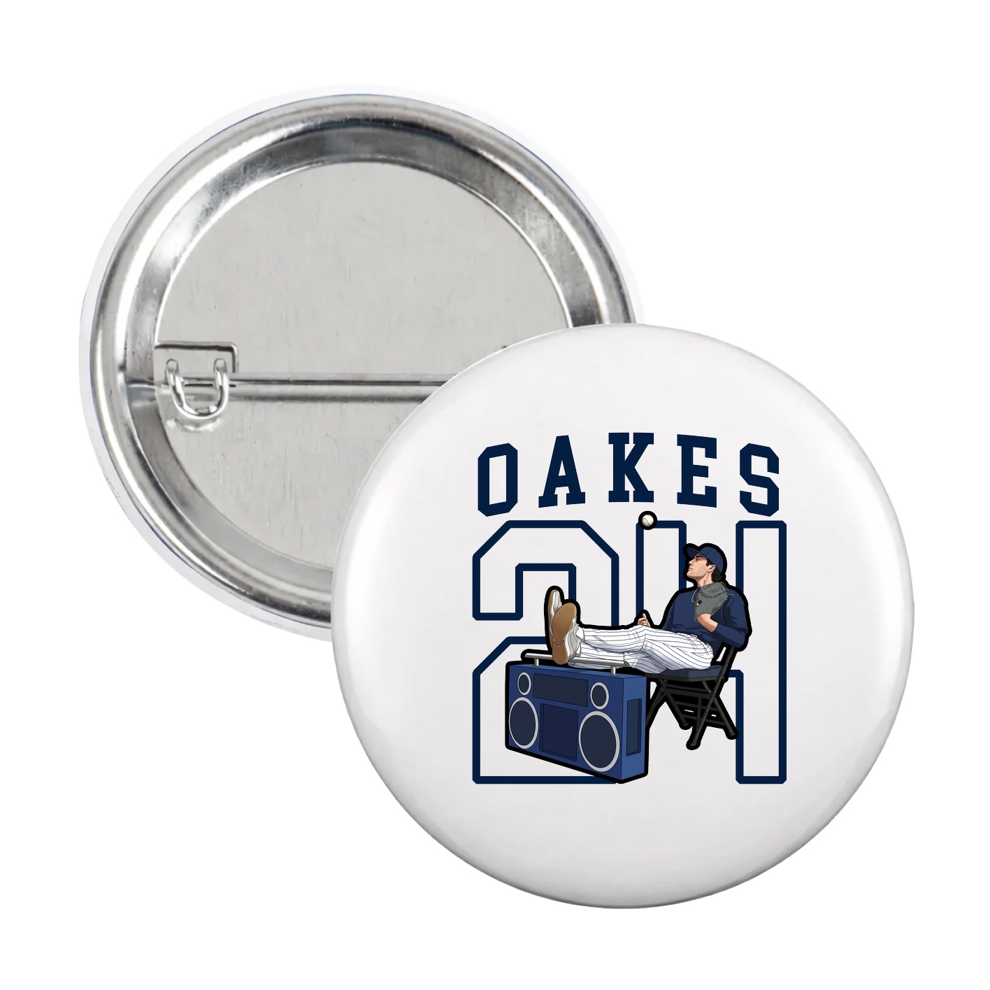 Game Day Button — Shirsey in White