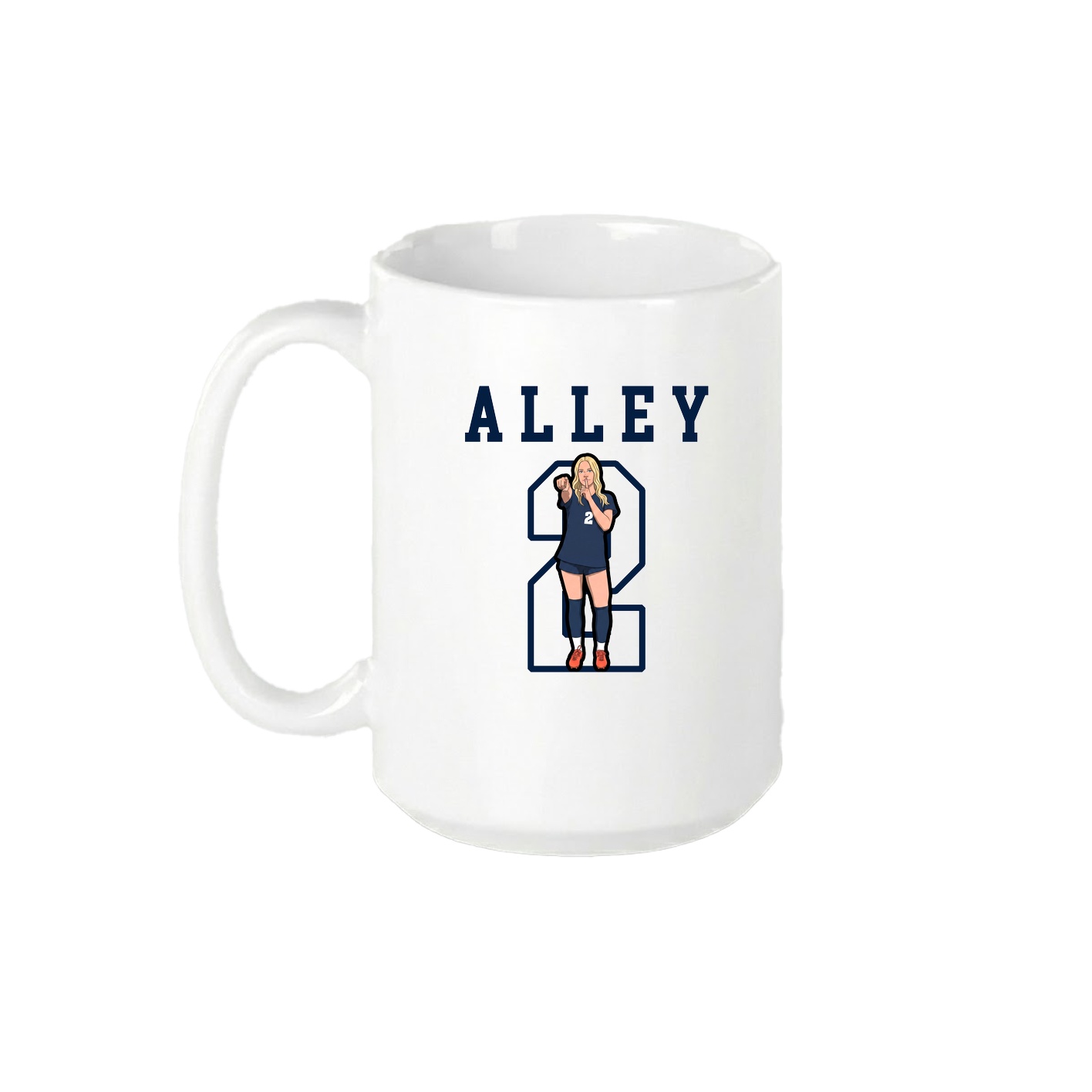 15oz Coffee Mug — Shirsey in White