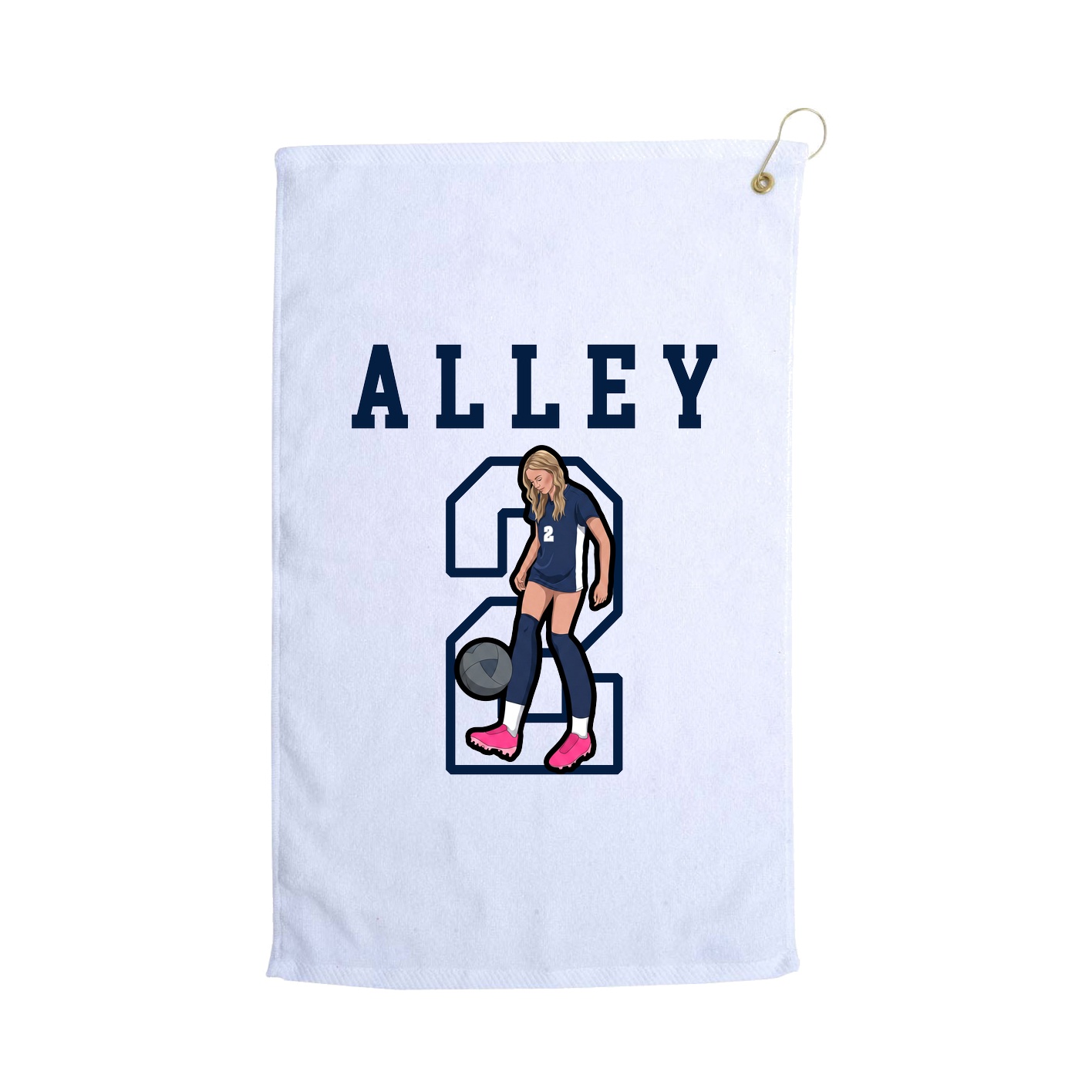 Golf Towel — Shirsey in White