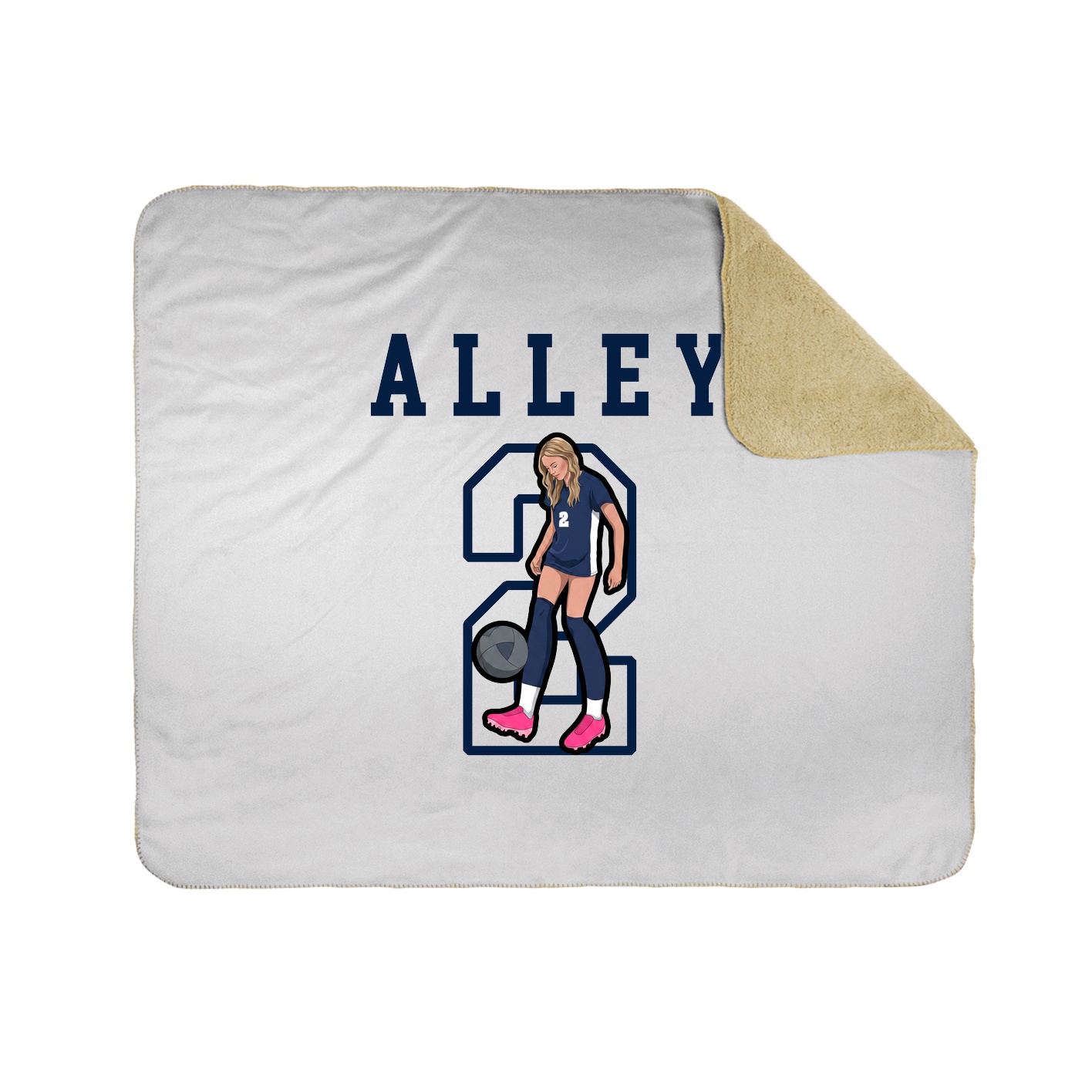 Throw Blanket — Shirsey in White