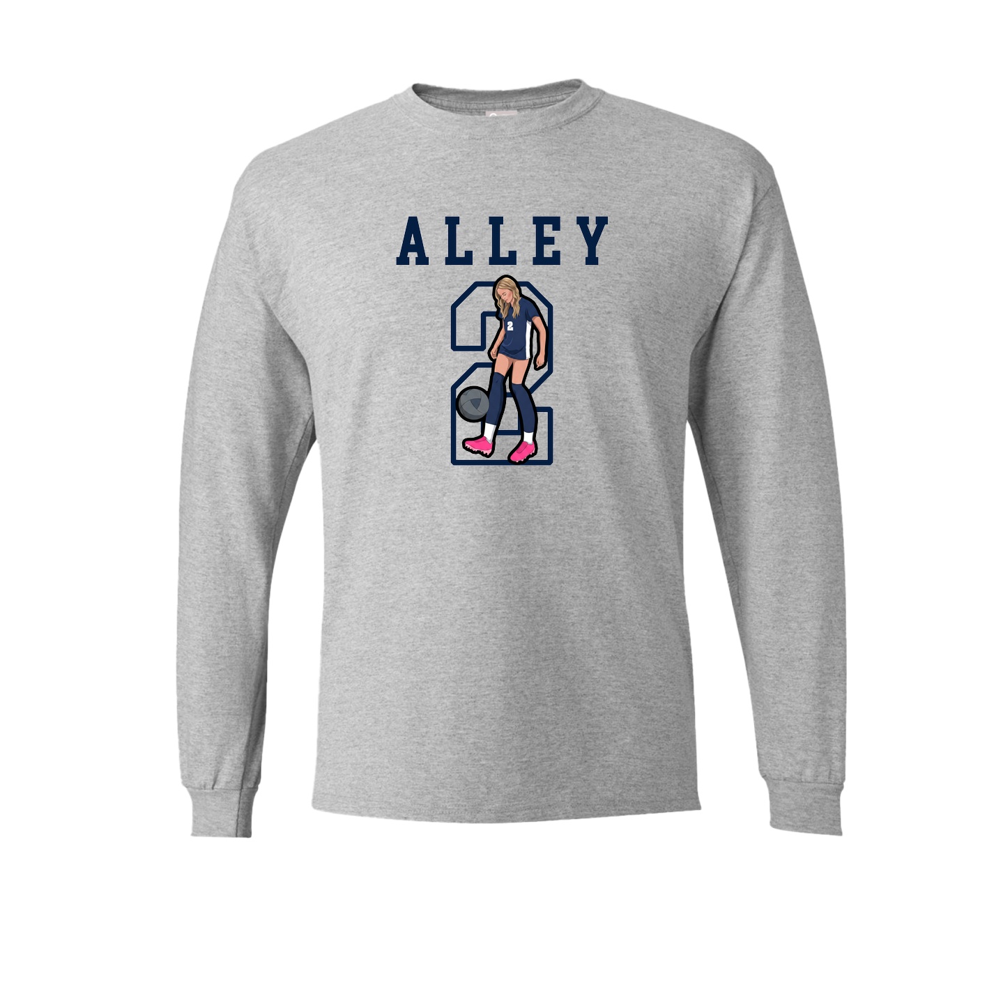 Long Sleeve Tee — Shirsey in Grey